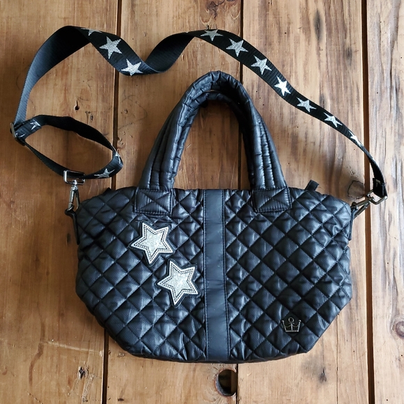 Oliver Thomas Bags Oliver Thomas Black Quilted Crossbody Tote Bag